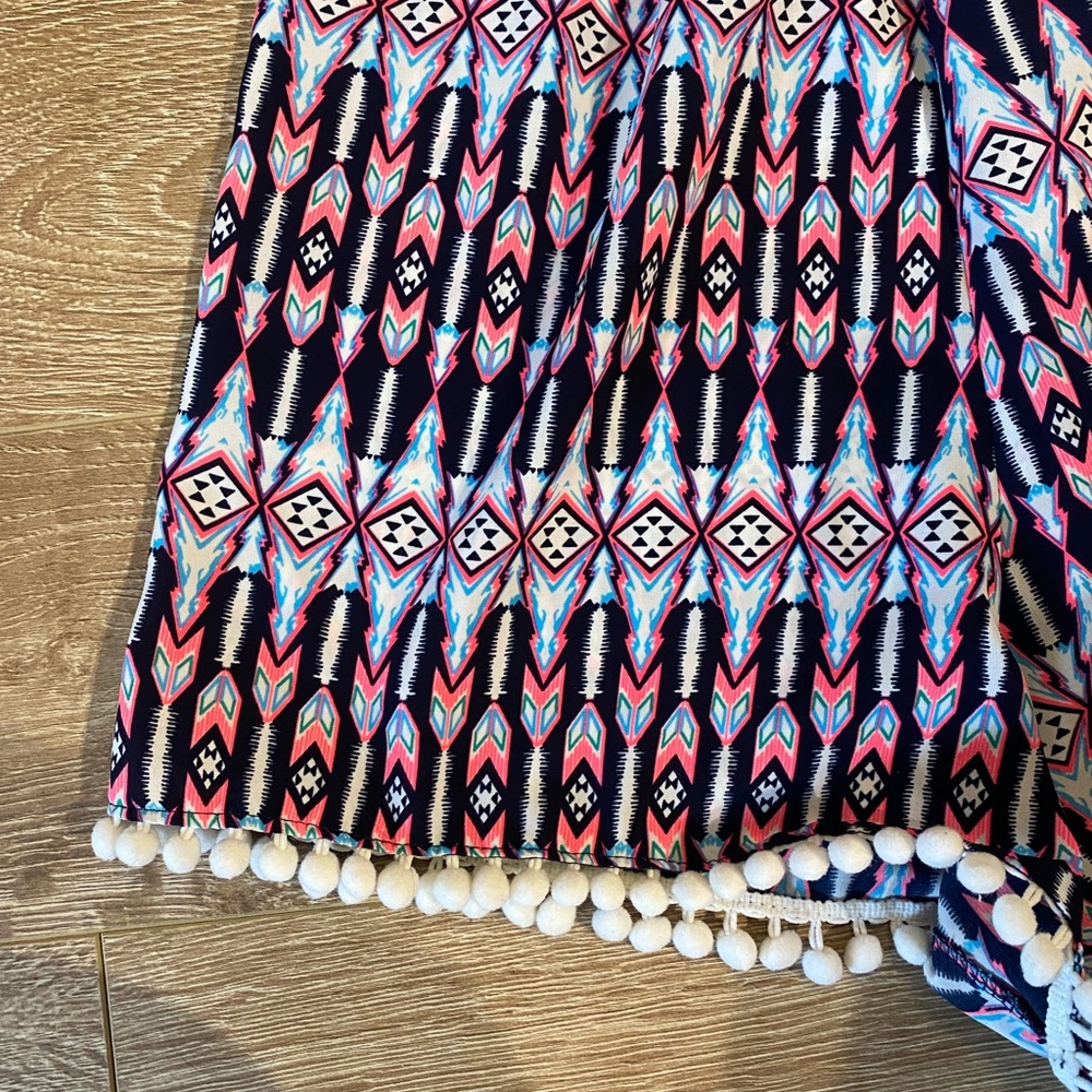 Blue/Pink Aztec Romper - Picture 3 of 3